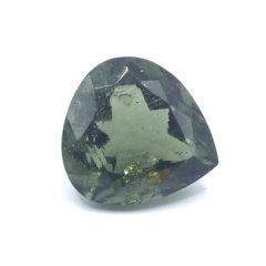 Vltavín broušený - kapka - 2,957 ct