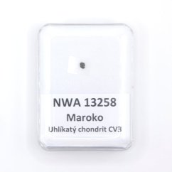 Uhlíkatý chondrit - NWA 13258 - 0,014 gramů