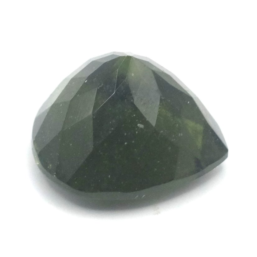 Vltavín broušený - kapka - 3,848 ct
