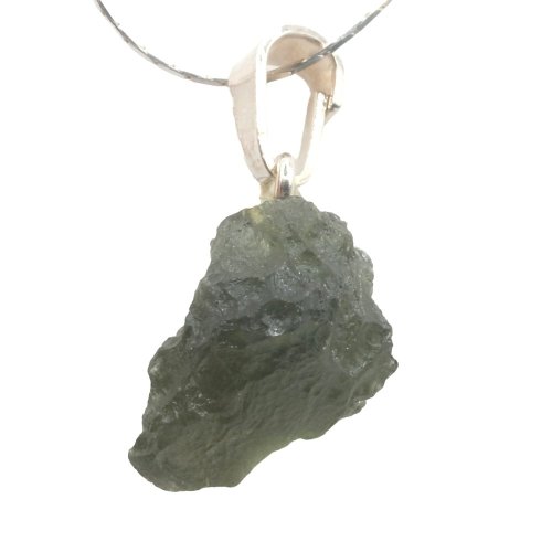 Vltavín přívěšek stříbro 1,68 gramů