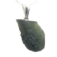 Pendant with Natural Moldavite 2.91 g – A Jewel with a Cosmic Soul