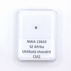 Uhlíkatý chondrit - NWA 13643 - 0,009 gramů