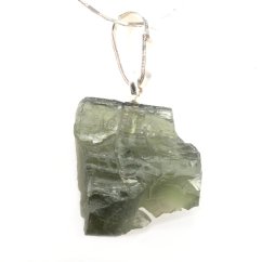 Pendant with Natural Moldavite 1.44 g – A Jewel with a Cosmic Soul
