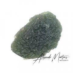 Moldavite 12.81 grams - museum grade