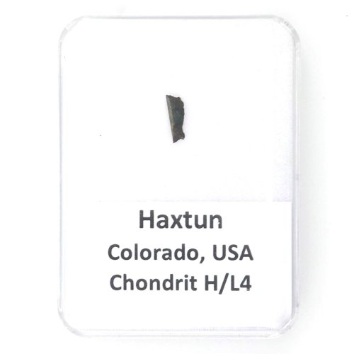 Kamenný meteorit - Haxtun - 0,065 gramů