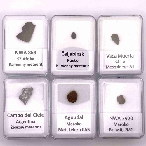 Sada meteoritů - 6 kusů - 5 balení
