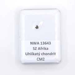 Uhlíkatý chondrit - NWA 13643 - 0,027 gramů