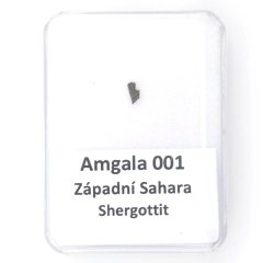 Meteorit z Marsu - Amgala 001 - 0,015 gramů