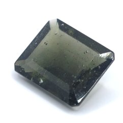 Moldavite cut - octagon - 5.479 ct