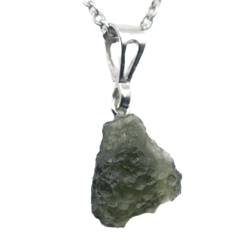 Pendant with Natural Moldavite 1.43 g – A Jewel with a Cosmic Soul