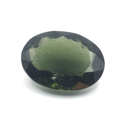 Vltavín broušený - oval briliant - 9,125 ct