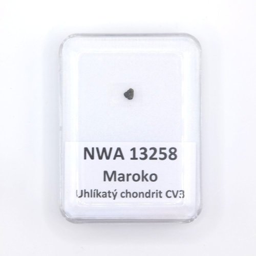 Uhlíkatý chondrit - NWA 13258 - 0,023 gramů
