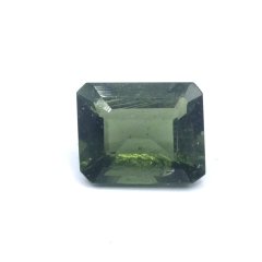 Moldavite cut - octagon - 2.621 ct