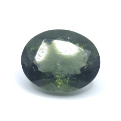 Vltavín broušený - oval briliant - 4,283 ct