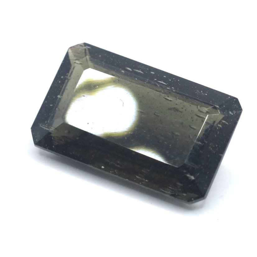 Vltavín broušený - oktagon - 9,139 ct