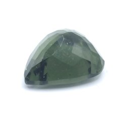 Moldavite cut - pear shape - 3.837 ct