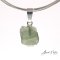 Moldavite sterling silver pendant - 0.91 grams