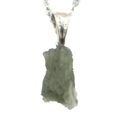 Pendant with Natural Moldavite 1.44 g – A Jewel with a Cosmic Soul