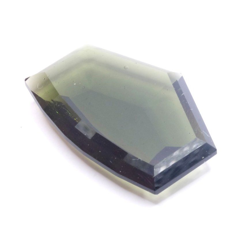 Moldavite cut - fantasy cut - 20.12 ct