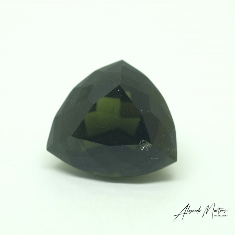 Moldavite cut - fantasy cut - 12.36 ct
