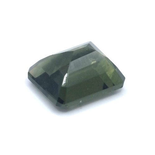 Moldavite cut - octagon - 3.024 ct