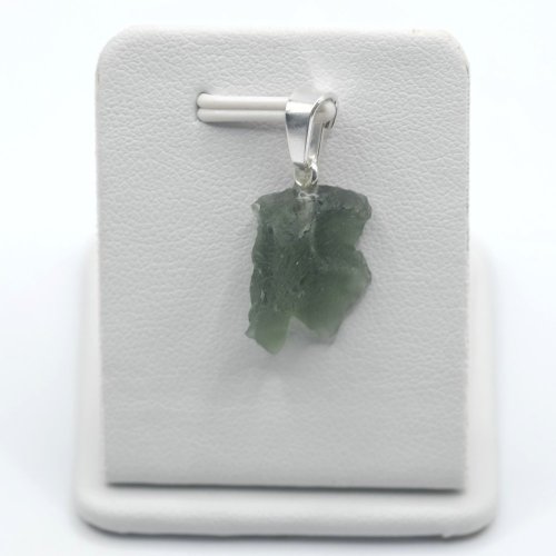 Moldavites - silver pendants - 5 pieces - 7.09 grams
