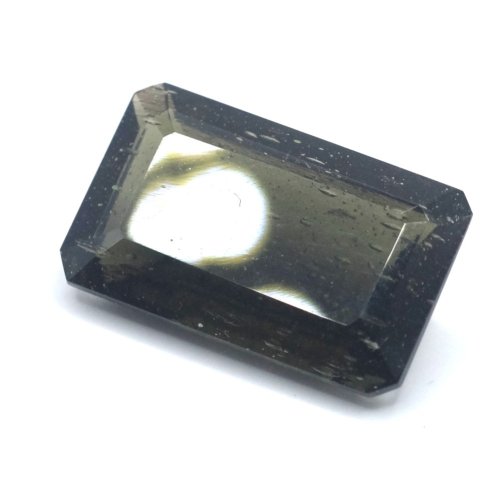Moldavite cut - octagon - 9.139 ct