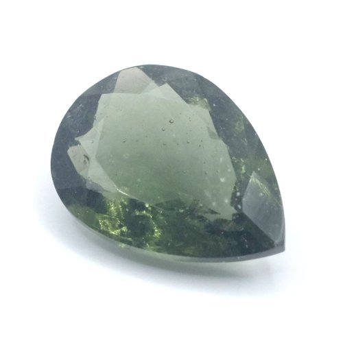 Vltavín broušený - kapka - 3,47 ct