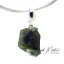 Moldavite pendant silver 2.90 grams