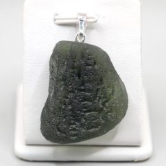 Pendant with Natural Moldavite 8.91 g – A Jewel with a Cosmic Soul