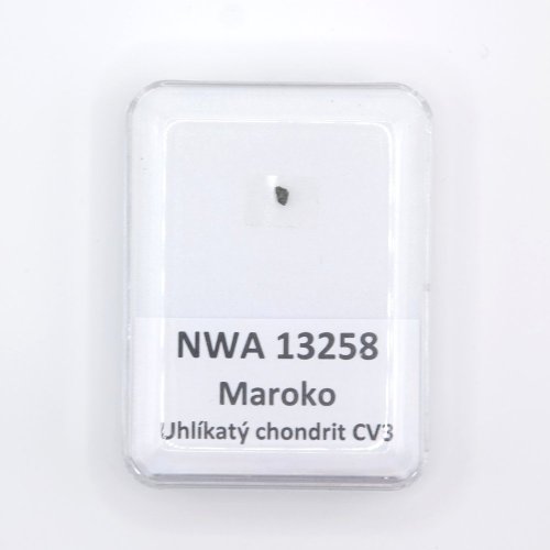 Uhlíkatý chondrit - NWA 13258 - 0,013 gramů