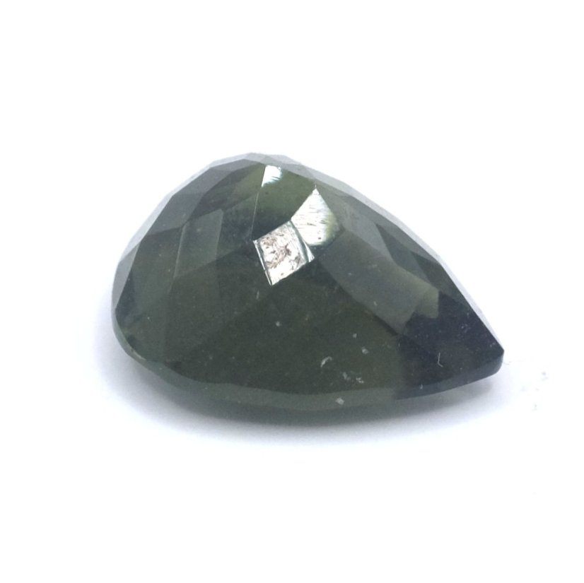 Vltavín broušený - kapka - 3,699 ct