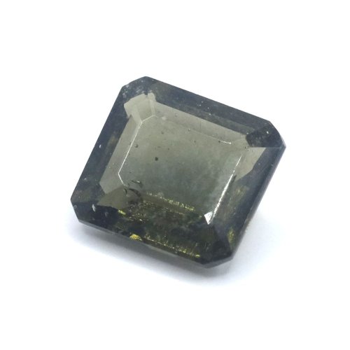 Moldavite cut - octagon - 2.703 ct