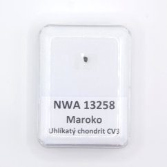 Uhlíkatý chondrit - NWA 13258 - 0,013 gramů