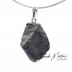 Stone meteorite - pendant silver 5.90 grams