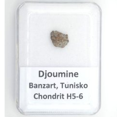 Kamenný meteorit - Djoumine - 0,452 gramů