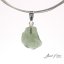 Moldavite sterling silver pendant - 1.12 grams