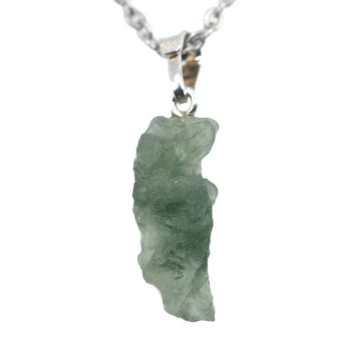 Stříbrný přívěšek s vltavínem 1,30 g - šperk s duší vesmíru