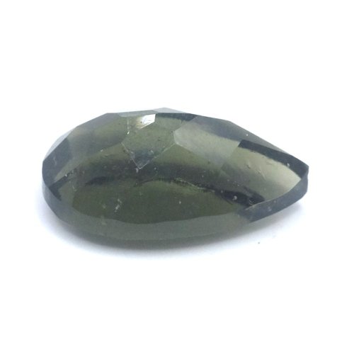 Moldavite cut - pear shape - 2.635 ct
