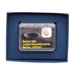 Lunární meteorit - Bechar 006 - 0,358 gramů