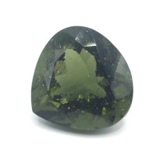 Moldavite cut - pear shape - 3.848 ct