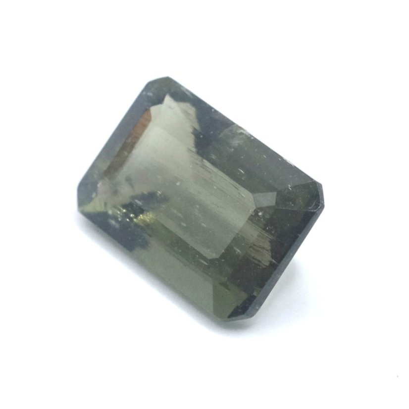 Moldavite cut - octagon - 2.641 ct