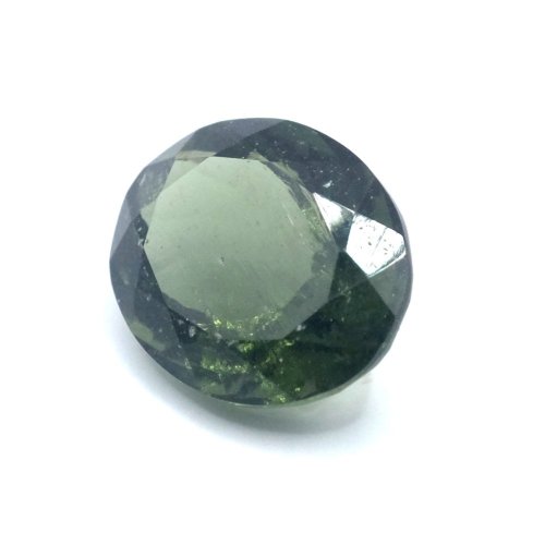 Vltavín broušený - oval briliant - 4,283 ct