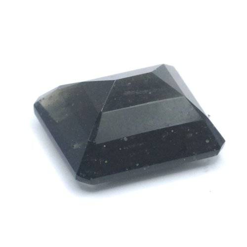 Moldavite cut - octagon - 4.865 ct