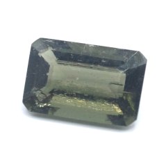 Moldavite cut - octagon - 2.641 ct