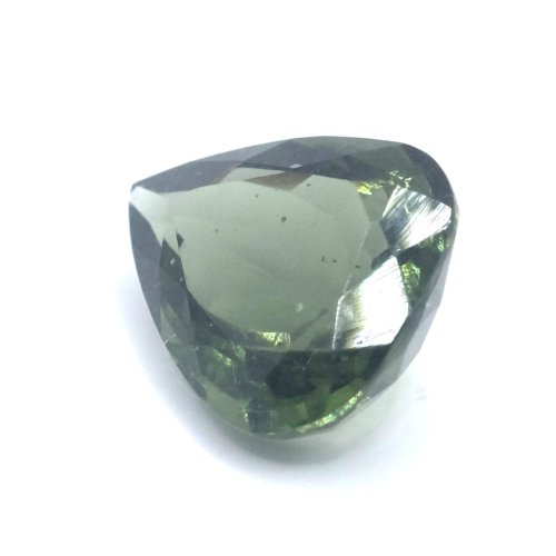 Vltavín broušený - kapka - 3,837 ct