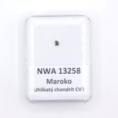 Uhlíkatý chondrit - NWA 13258 - 0,02 gramů