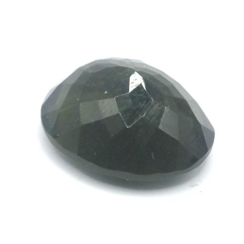 Moldavite cut - oval briliant - 5.16 ct