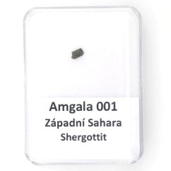 Meteorit z Marsu - Amgala 001 - 0,03 gramů