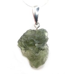Pendant with Natural Moldavite 1.78 g – A Jewel with a Cosmic Soul